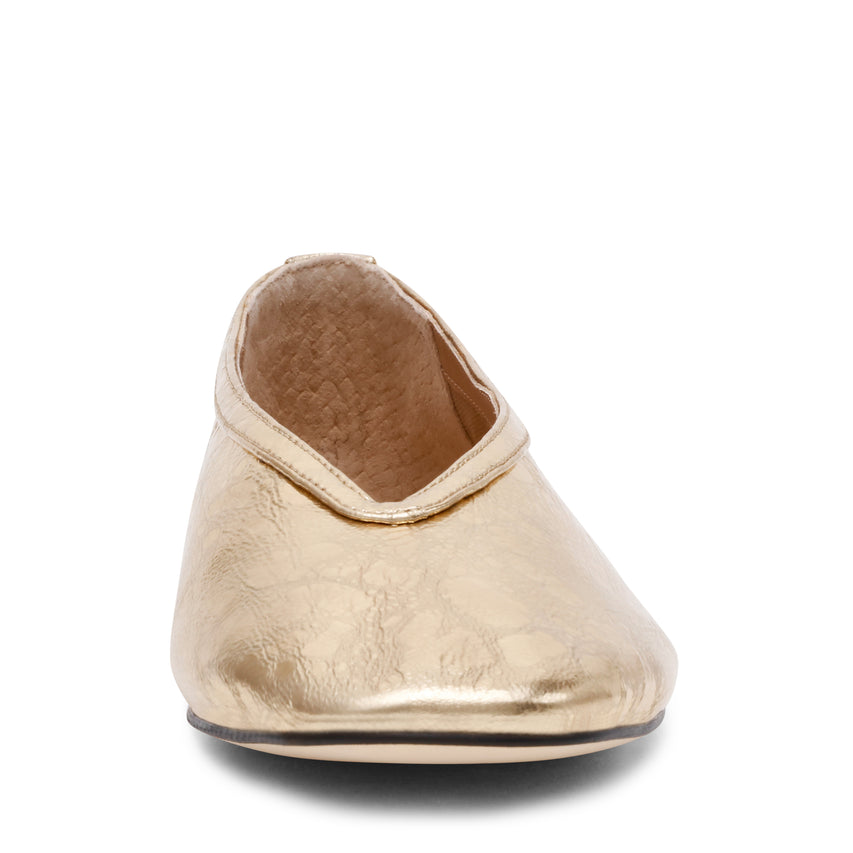 Leni Flat Shoe GOLD LEATHER