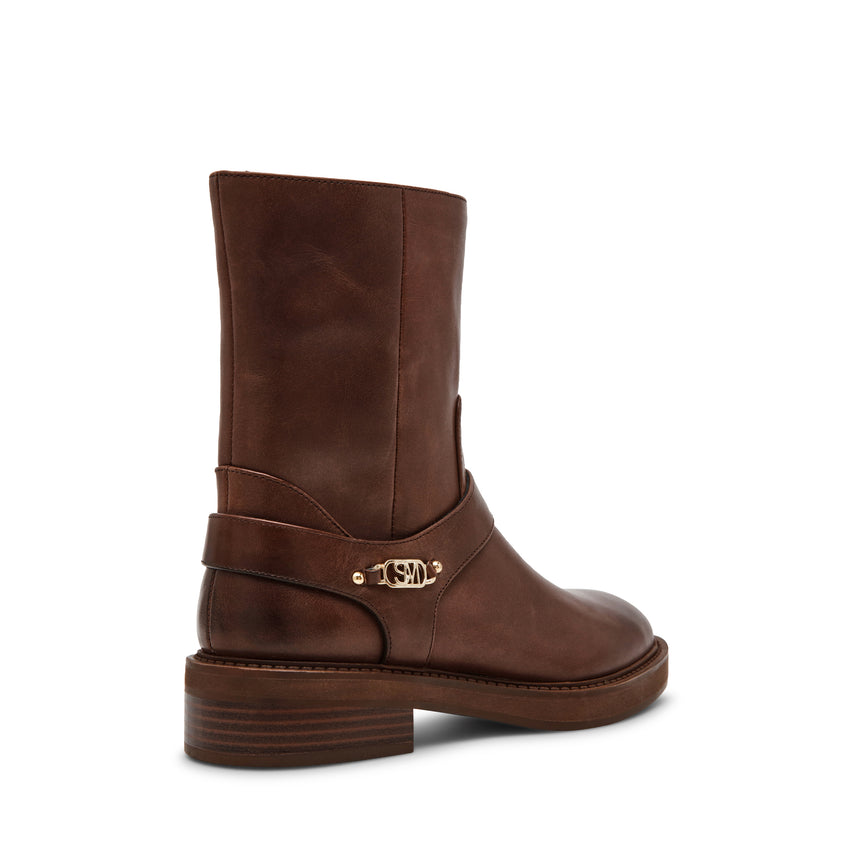 Loophole Bootie BROWN LEAT