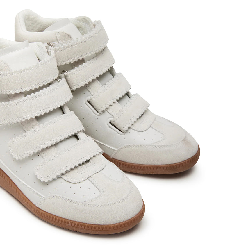 Mustang Sneaker WHITE SUEDE