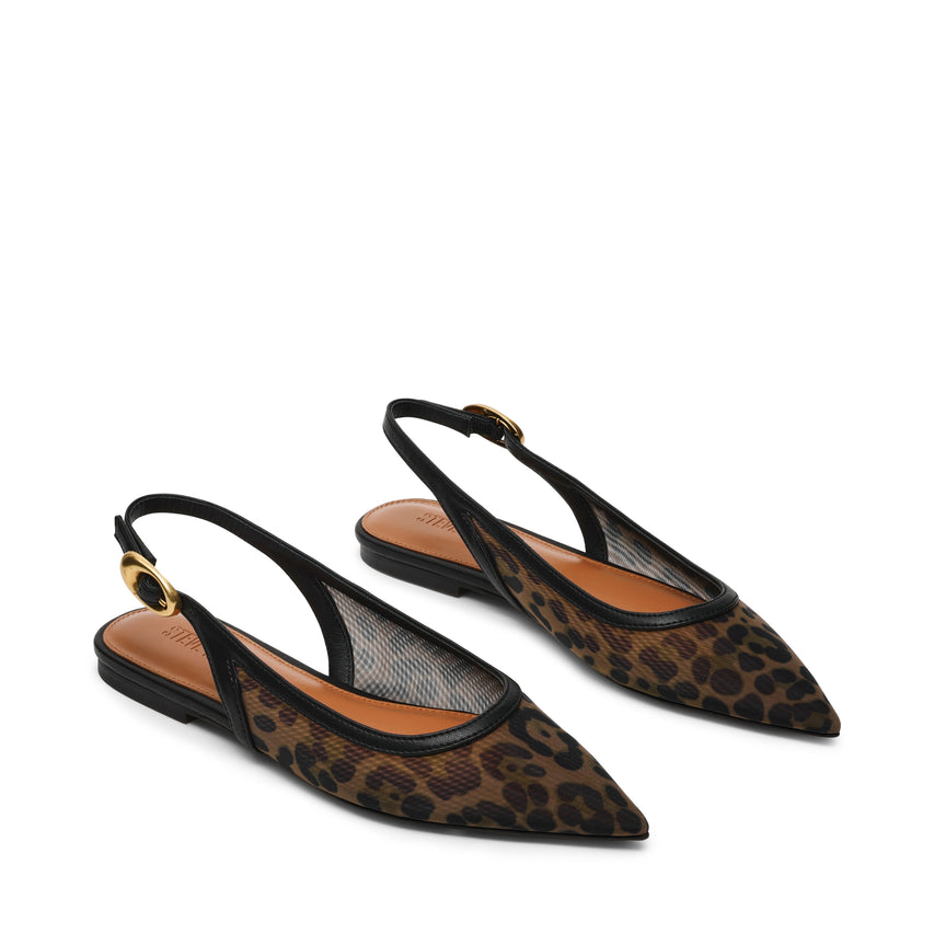 Ottie Flat Shoe BLACK / LEOPARD