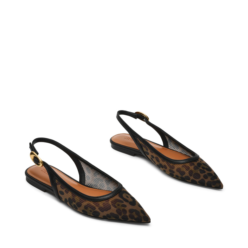 Ottie Flat Shoe BLACK / LEOPARD
