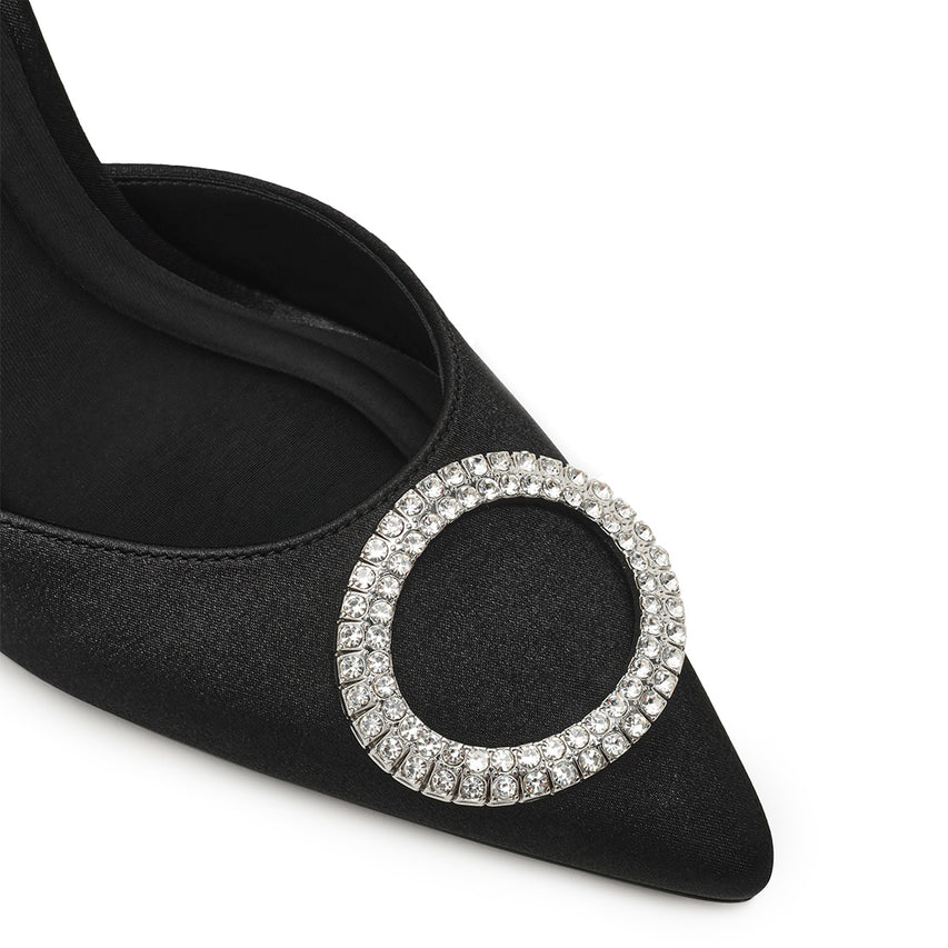 Sparkling Pump BLK SATIN - view 5
