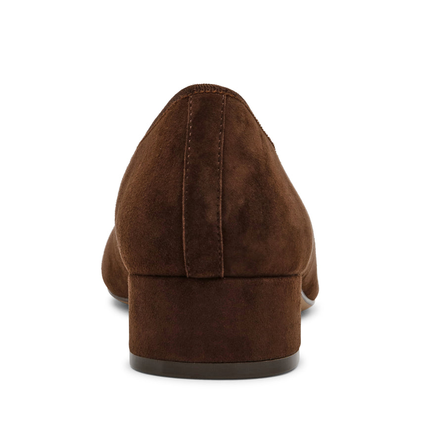 Steffi-Mule Flat Shoe BROWN SUEDE - view 5