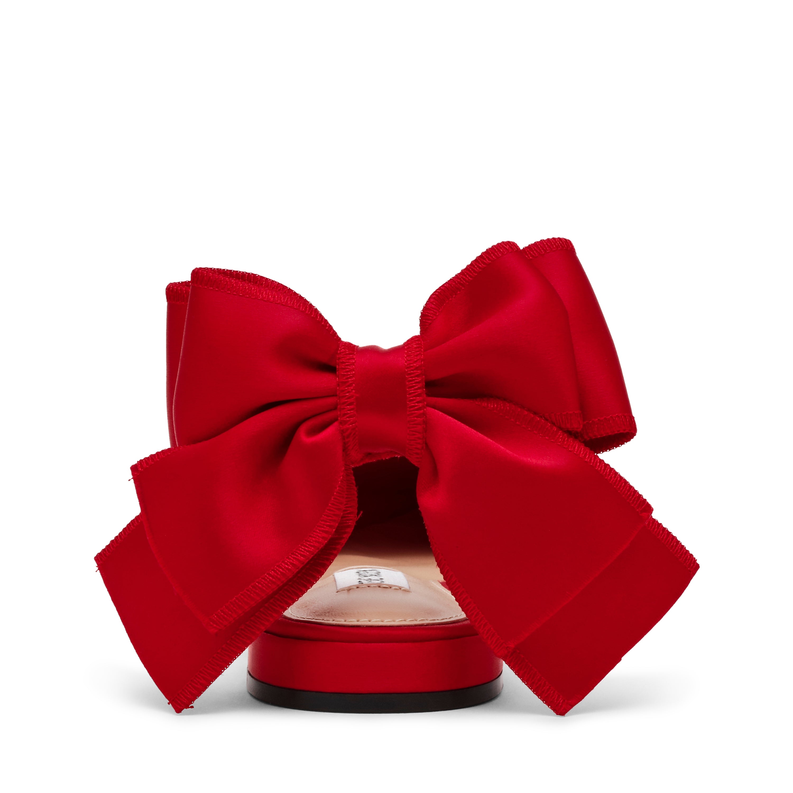 Synthia Flat Shoe RED SATIN