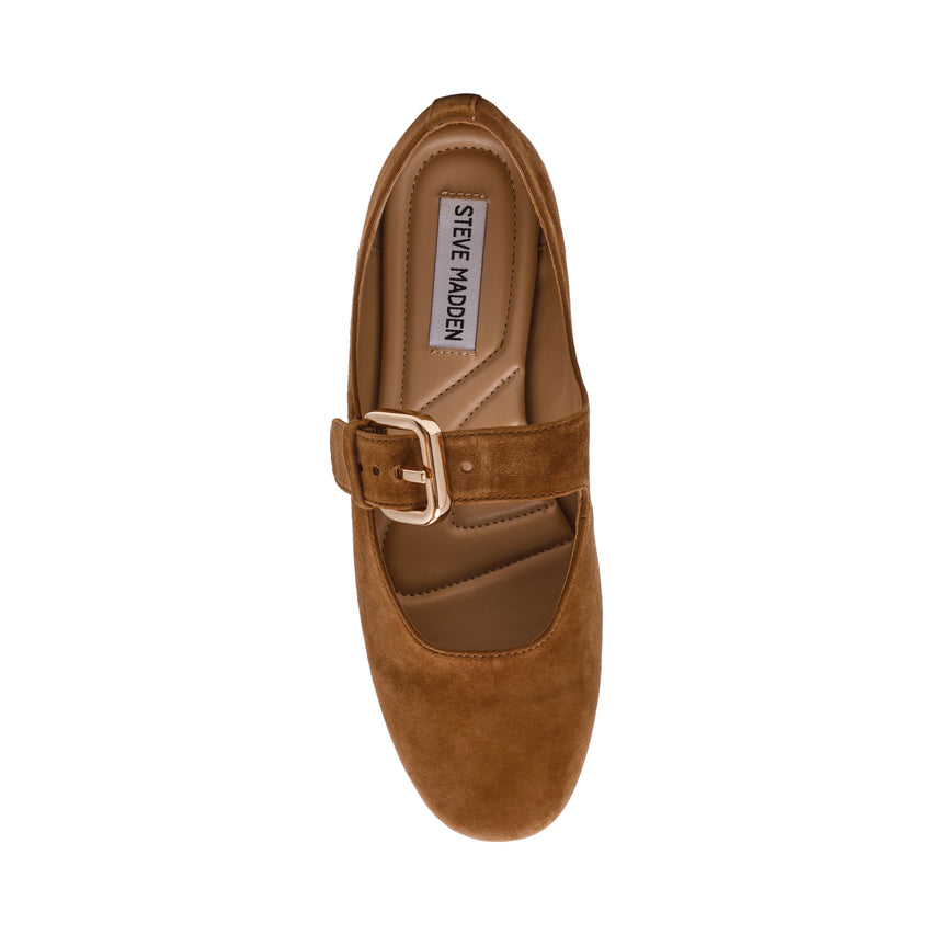 Zarah Flat Shoe CHESTNUT SUEDE