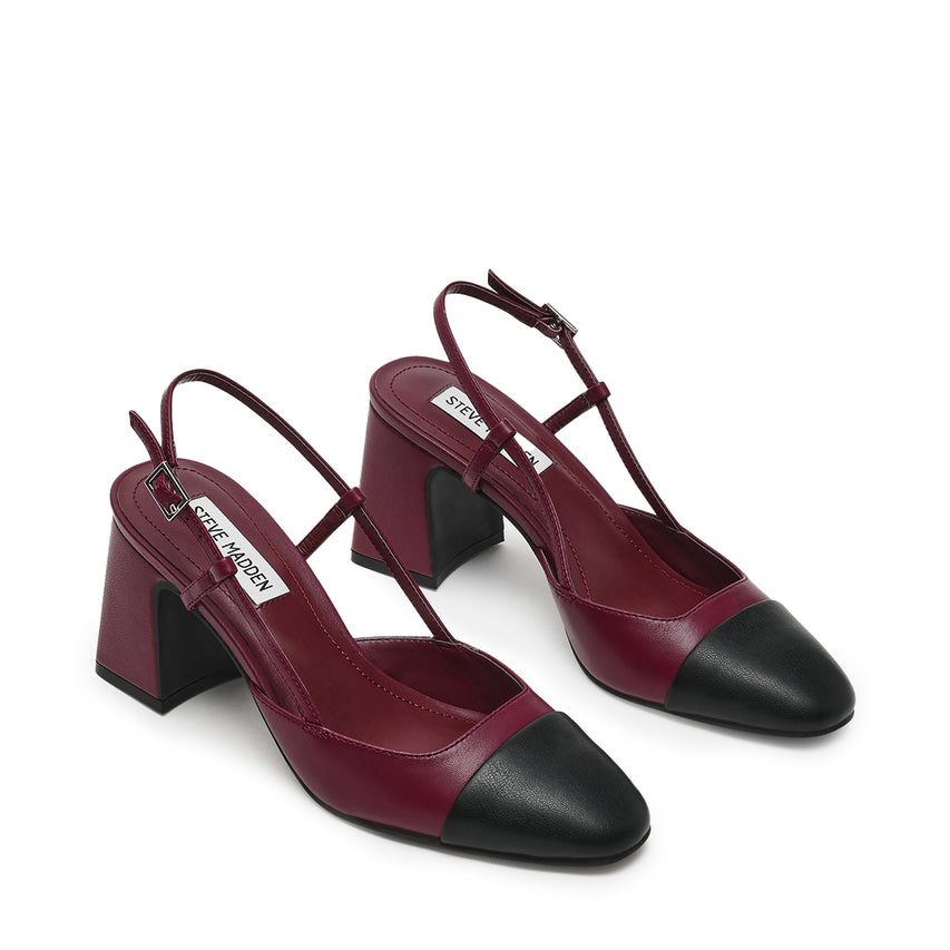 Zeina Pump BLACK CHERRY LACQ