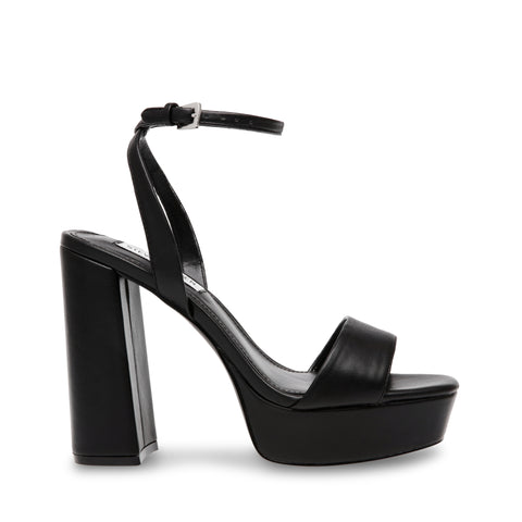 STEVE MADDEN LESSA BLACK Platformy
